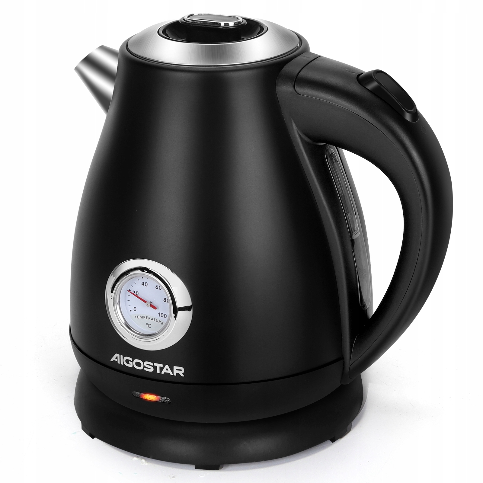 Rýchlovarná kanvica Aigostar Adrian 2200 W 1,7 l čierna